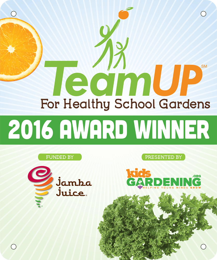 Spring 2016 Team Up for Healthy School Gardens Grant Winners
