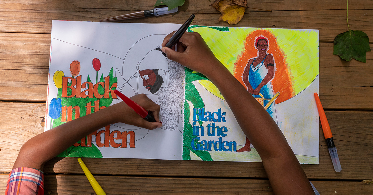 Colah Tawkin — Black in the Garden